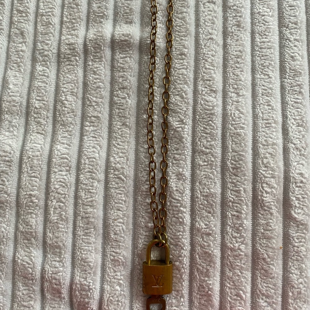 Louis Vuitton Gold Lockchain